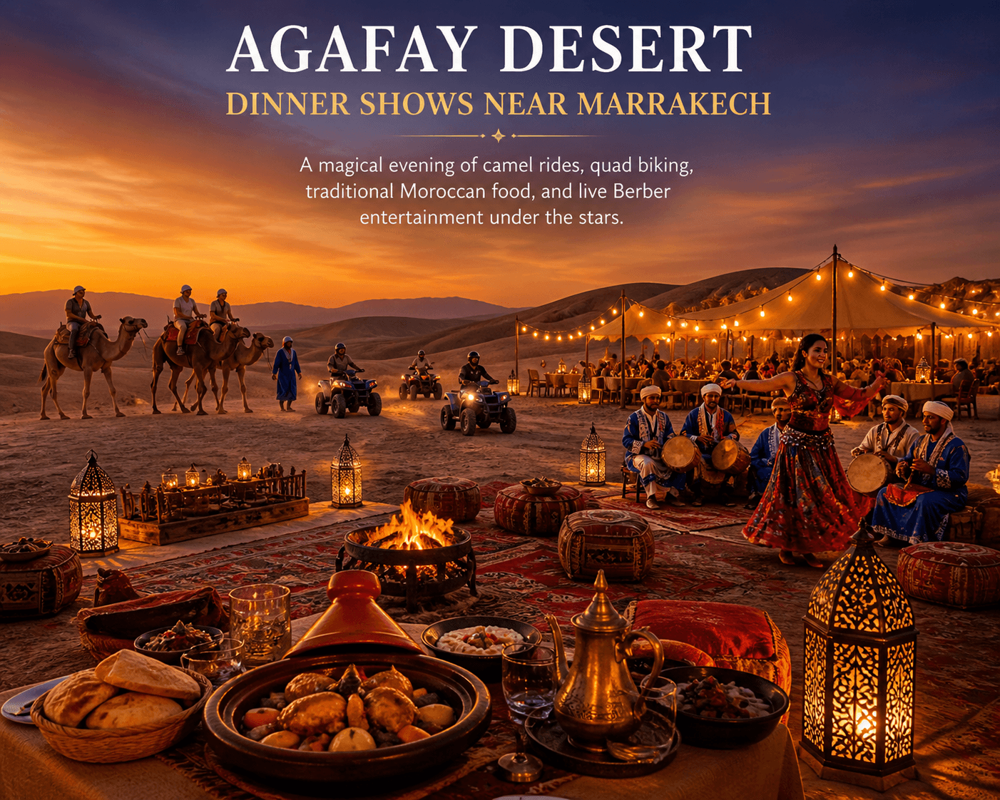 The Best Agafay Desert Dinner Shows Near Marrakech 2026